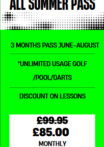 GolfPlus Summer Indoor Golf Simulator Pass Membership