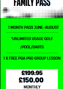 GolfPlus Summer Indoor Golf Simulator Pass Membership